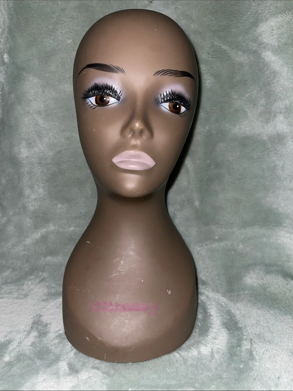 Styling Mannequin Head for Women Hair Display - Brown